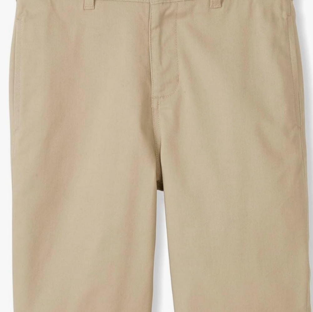 French Toast Boy's Twill Shorts Size 16 Khaki SH9276 NWT